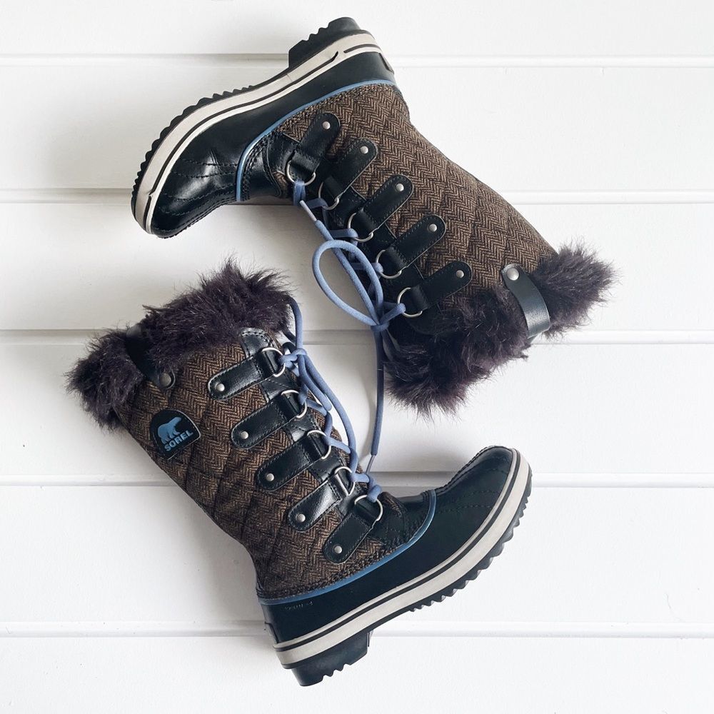 Sorel Womens Brown Tofino II NL2034-248 Waterproof Insulated Snow Boots Size 6